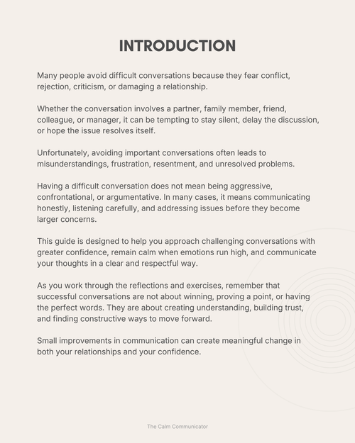 How to Have Difficult Conversations Calmly