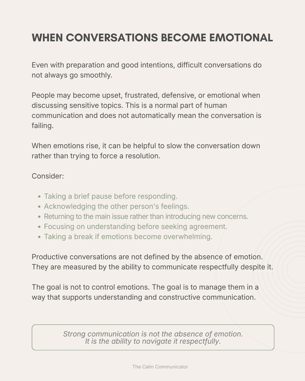 How to Have Difficult Conversations Calmly