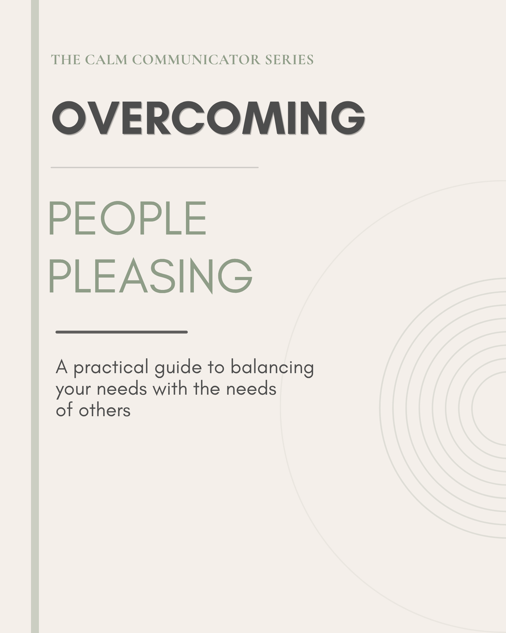 Overcoming People Pleasing
