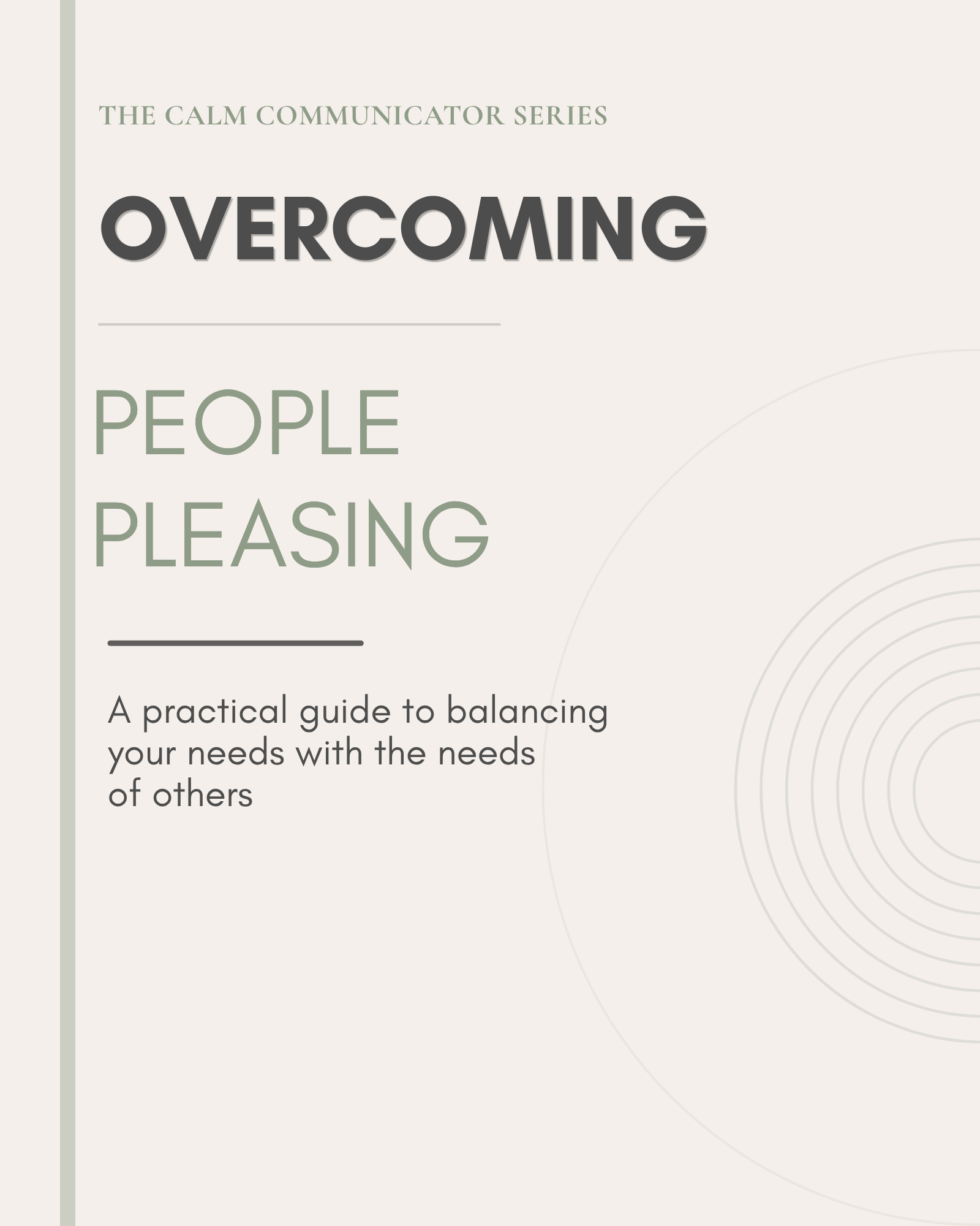 Overcoming People Pleasing